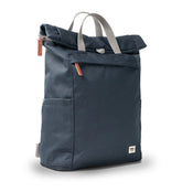 Roka Finchley A Large Recycled Canvas Backpack - Smoke